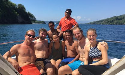 trainee divemaster in lembeh